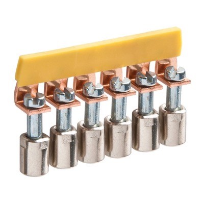 Z7.281.1627.0 Wieland Selos WK IVBWK 4-6; 6 Pole Insulated Cross Connector for 4mm (6mm Wide) 57 Series Terminals