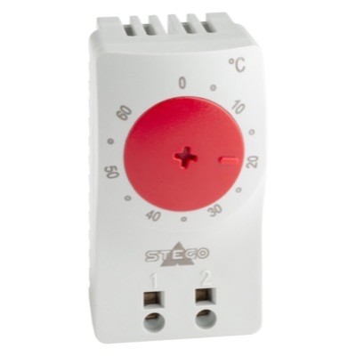 11100.0-02 STEGO KTO 111 Normally Closed Thermostat +20 to +80 DegC Push-in Terminals