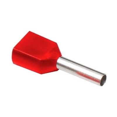 MGB1.00MMRED-DB 1.00mm Red Ferrules Double French
