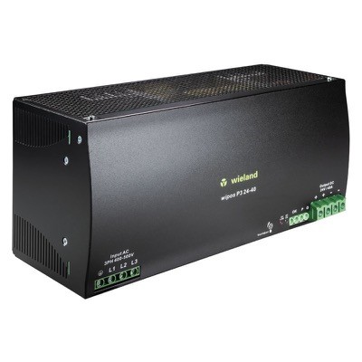 81.000.6190.0 Wieland wipos P3 Power Supply 40A 960W 340-575VAC 3 Phase Input Voltage 22.5-28.5VDC Output Voltage