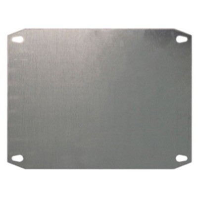 BM2718 Cahors Combiester Mounting Plate for MH/MHO32 &amp; CA-32 Enclosures Galvanised Steel Dimensions 220 x 130 x 2mmD 