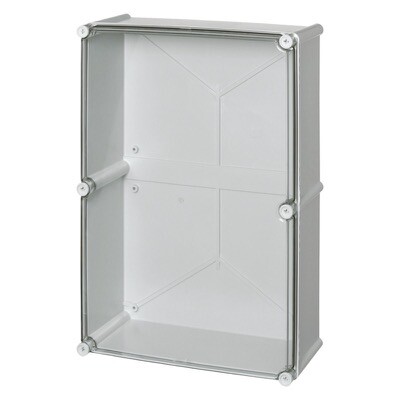 PC 5638 18 T Fibox Solid Polycarbonate 560 x 380 x 180mmD Enclosure Clear Lid IP66/67