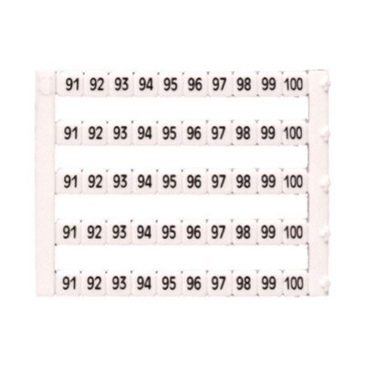 MT5-91-100 IMO MT5 Marking Tag 5 x 5mm Printed 91-100