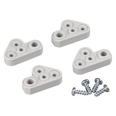 DFL1 Ensto Cubo D Set of 4 Wall Fastening Lugs for Cubo D