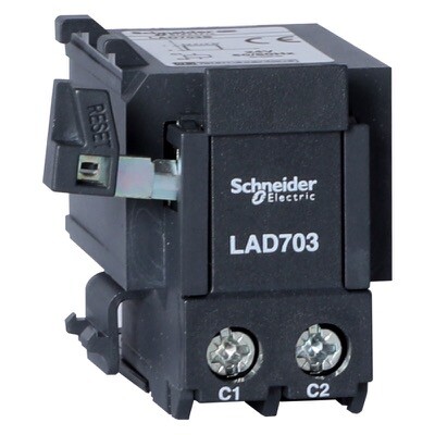 LAD703B Schneider TeSys D Remote Stop or Electrical Reset Device for LRD01-35, LR3D01-35, LRD313-365