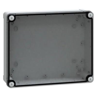 NSYTBS29248T Schneider PanelSeT TBS ABS 291 x 241 x 88mmD Enclosure Clear Lid IP66 RAL7035