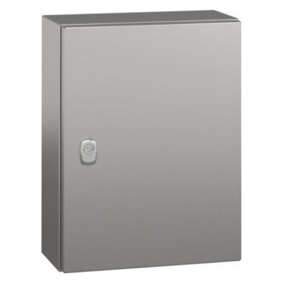 NSYS3X4315 Schneider Electric PanelSeT S3X Stainless Steel 304L 400H x 300W x 150mmD Wall Mounting Enclosure IP66