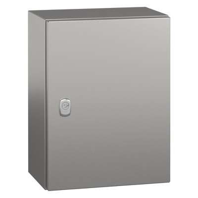 NSYS3X4320H Schneider Spacial S3X Stainless Steel 316L 400H x 300W x 200mmD Wall Mounting Enclosure IP66
