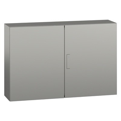 NSYS3X801230 Schneider Electric PanelSeT S3X Stainless Steel 304L 800H x 1200W x 300mmD Wall Mounting Enclosure IP55
