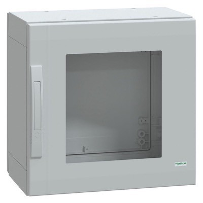 NSYPLA553TG Schneider Electric Thalassa PLA GRP 500H x 500W x 320mmD Floor Standing Enclosure IP65 Glazed Door