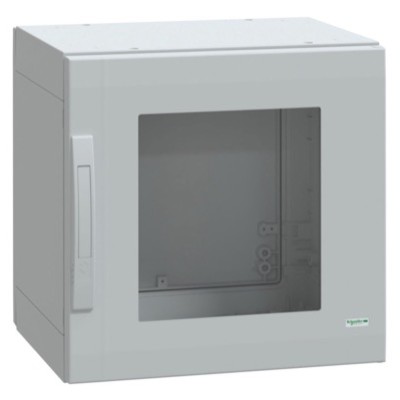 NSYPLA554TG Schneider Electric Thalassa PLA GRP 500H x 500W x 420mmD Floor Standing Enclosure IP65 Glazed Door