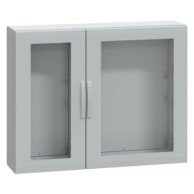 NSYPLA10123TG Schneider Thalassa PLA GRP 1000H x 1250W x 320mmD Floor Standing Enclosure IP65 Glazed Doors