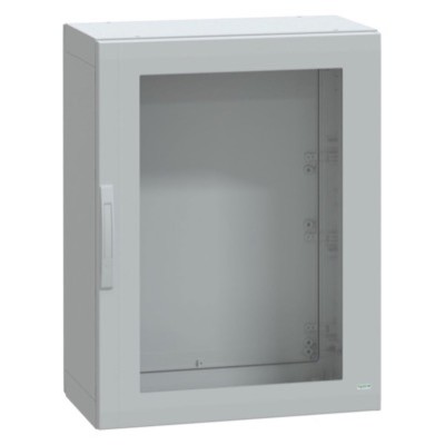 NSYPLA1074TG Schneider Thalassa PLA GRP 1000H x 750W x 420mmD Floor Standing Enclosure IP65 Glazed Door