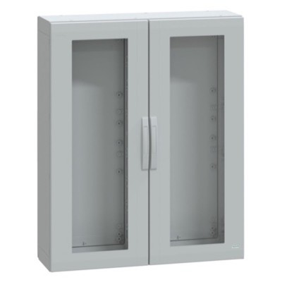 NSYPLA12103TG Schneider Thalassa PLA GRP 1250H x 1000W x 320mmD Floor Standing Enclosure IP65 Glazed Doors