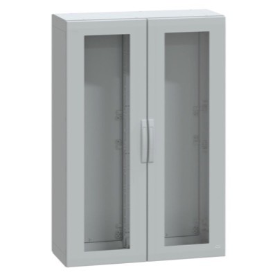 NSYPLA15104TG Schneider Thalassa PLA GRP 1500H x 1000W x 420mmD Floor Standing Enclosure IP65 Glazed Doors