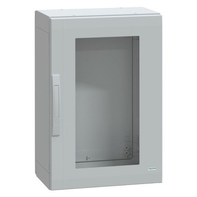 NSYPLA753TG Schneider Thalassa PLA GRP 750H x 500W x 320mmD Floor Standing Enclosure IP65 Glazed Door