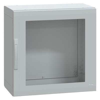 NSYPLA774TG Schneider Thalassa PLA GRP 750H x 750W x 420mmD Floor Standing Enclosure IP65 Glazed Door