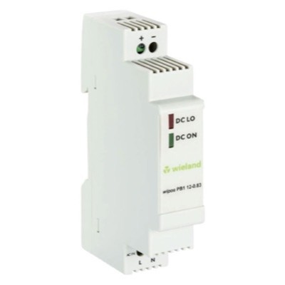 81.000.6302.0 Wieland wipos PB1 Power Supply 0.83A 10W 90-264VAC Input Voltage 12VDC Output Voltage