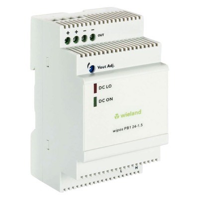 81.000.6320.0 Wieland wipos PB1 Power Supply 1.5A 36W 90-264VAC Input Voltage 24VDC Output Voltage