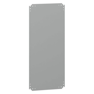 NSYPMM105 Schneider Electric Thalassa PLA Internal Mounting Plate Galvanised Steel 890H x 375W x 2.5mmD