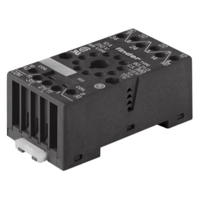 90.21.0SMA Finder 90 Series Finder Black Relay Base for 6013 Relays