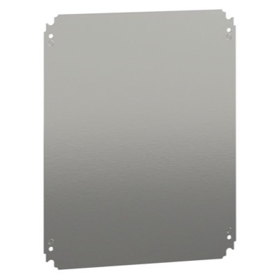 NSYMM54 Schneider Spacial NSYMM Internal Mounting Plate Galvanised Steel Dimensions 450H x 350W x 2mmD