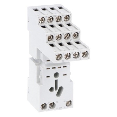 HR6XS41 Lovato HR60 Socket for HR604C Relays with Screw Terminals