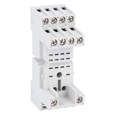 HR6XS42 Lovato HR60 Socket for HR604C Relays with Screw Terminals