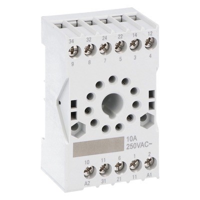 HR7XS2 Lovato HR70 Socket for HR703C Relays with Screw Terminals
