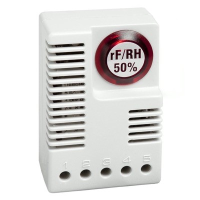 01246.0-01 STEGO EFR 012 Electronic Hygrostat 50% RH Preset 230VAC DIN Rail Fixing C/O Contact