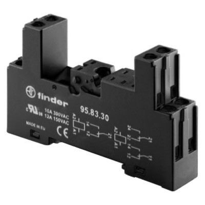 95.83.30SMA Finder 95 Series Finder Black Relay Base for 4031 Relays