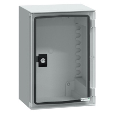 NSYPLM32TG Schneider Thalassa PLM Polycarbonate 310H x 215W x 160mmD Wall Mounting Enclosure IP66 Transparent Door