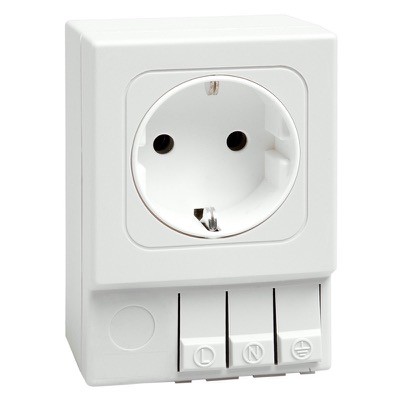 03500.0-01 STEGO SD 035 DIN Rail Mounted Electrical Socket without Fuse German