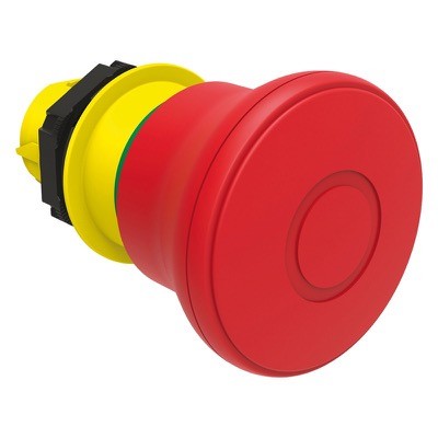 LPCB6744 Lovato Electric Platinum 40mm Red Emergency Stop Actuator 22.5mm Pull to Release