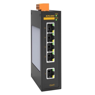OPAL5-E-5T-LV-LV KYLAND OPAL Unmanaged Ethernet Switch 5 Port 12-48VDC/18-30VAC 115H x 30W x 68mmD