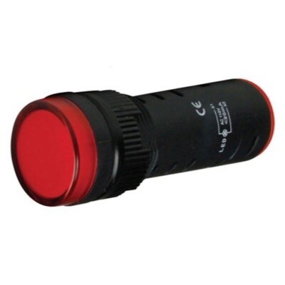 AD22-16B-R-24 24VAC/DC Red LED Monoblock Pilot Lamp 16mm