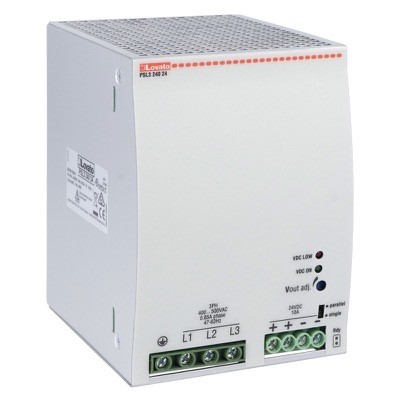 PSL324024 Lovato Electric PSL3 Power Supply 10A 240W 400-500V AC Input Voltage 24V DC Output Voltage