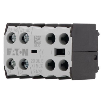 20DILE Eaton DILE Auxiliary Contact Block 2 x N/O Contacts Top Mounting