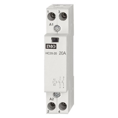 HC20-02230 IMO HC 2 Pole Modular Contactor 2 x N/C 230VAC Coil 20A AC1