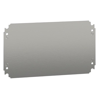 NSYMM2540 Schneider Spacial NSYMM Internal Mounting Plate Galvanised Steel Dimensions 200H x 350W x 2.5mmD
