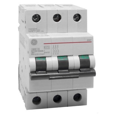 G63B06 / 674725 GE G60 Three Pole MCB B Curve 6A