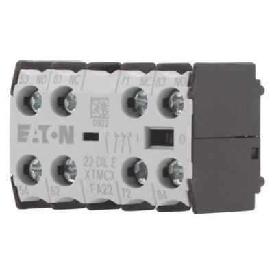 22DILE Eaton DILE Auxiliary Contact Block 2 x N/O &amp; 2 x N/C Contacts Top Mounting