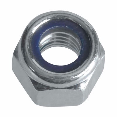 M4NYLOC M4 Nyloc Nut Zinc Plated