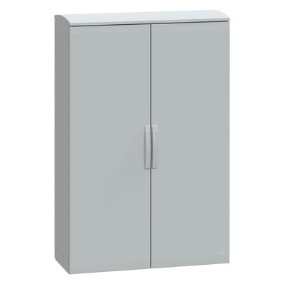 NSYPLAT15104G Schneider Thalassa PLAT GRP 1500H x 1000W x 420mmD Floor Standing Enclosure with Ventilated Canopy IP44