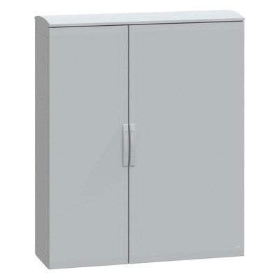 NSYPLAT15124G Schneider Thalassa PLAT GRP 1500H x 1250W x 420mmD Floor Standing Enclosure with Ventilated Canopy IP44