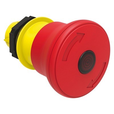 LPCBL6644 Lovato Platinum 40mm Red Illuminated Emergency Stop Actuator Twist to Release