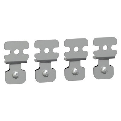 NSYAEFPFSB Schneider Electric PanelSeT Set of 4 Wall Fixing Brackets for NSYSBM Terminal Boxes