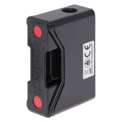 RS20H Eaton Bussmann Red Spot Fuse Holder 20A Black for BS88 A1 Fuse
