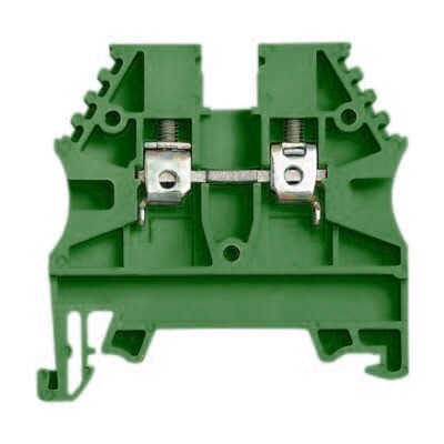 ER2.5GREEN IMO ER 2.5mm Green DIN Rail Terminal for TS35 Rail Single Feed Through