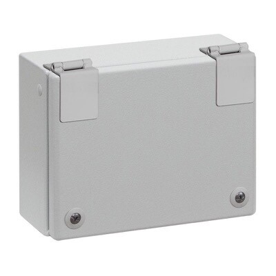 NSYSBM15208H-LONG Schneider PanelSeT SBM Mild Steel 150H x 200W x 80mmD Terminal Box IP66